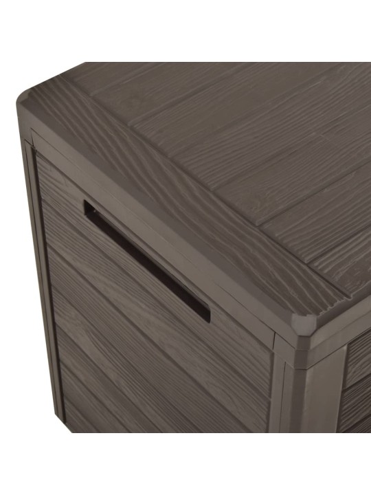 Zahradní úložný box hnědý 116 x 44 x 55 cm