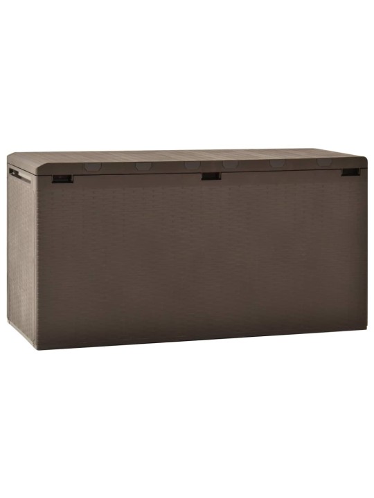 Zahradní úložný box hnědý 114 x 47 x 60 cm