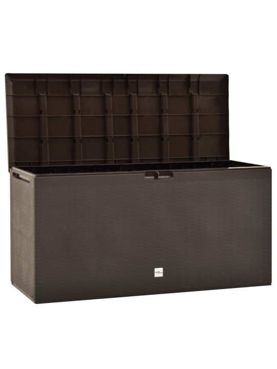 Zahradní úložný box hnědý 114 x 47 x 60 cm