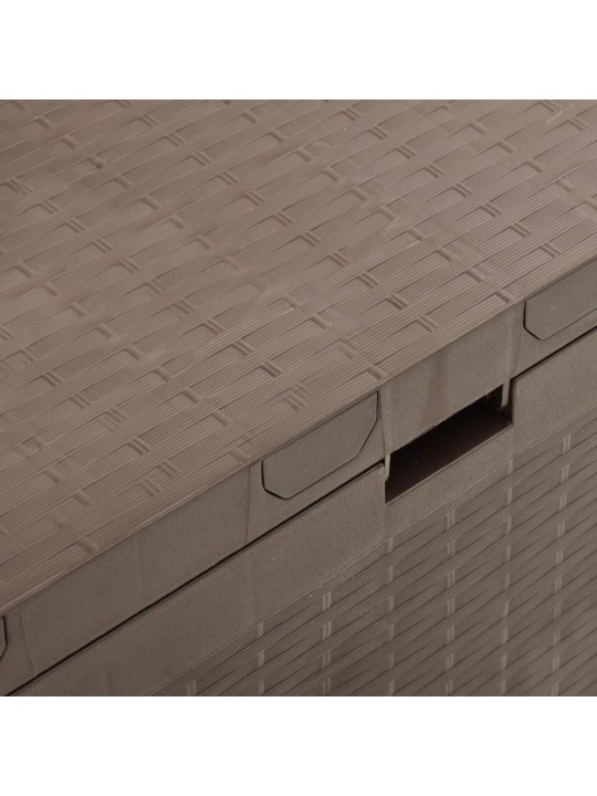 Zahradní úložný box hnědý 114 x 47 x 60 cm