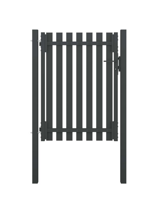 Zahradní branka ocel 1 x 1,7 m antracitová