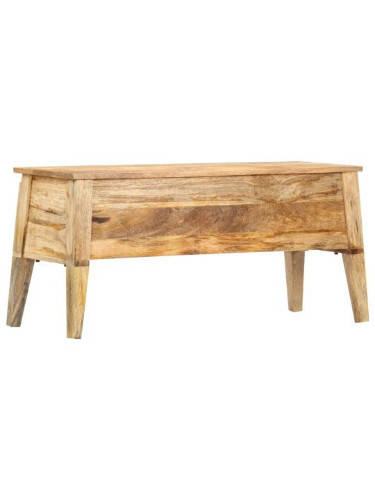 Úložný box 99 x 35 x 48 cm masivní mangovníkové dřevo