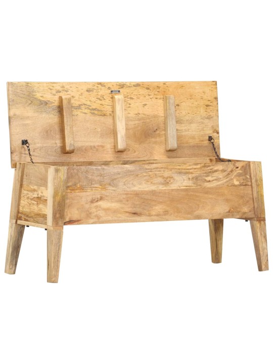 Úložný box 99 x 35 x 48 cm masivní mangovníkové dřevo