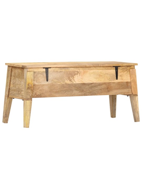 Úložný box 99 x 35 x 48 cm masivní mangovníkové dřevo