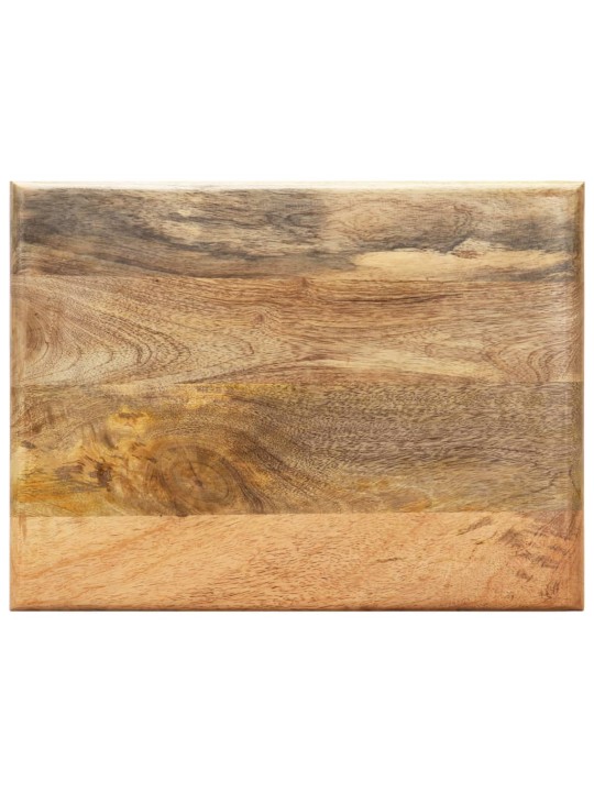 Stojan na časopisy 40 x 30 x 50 cm masivní mangovník a ocel