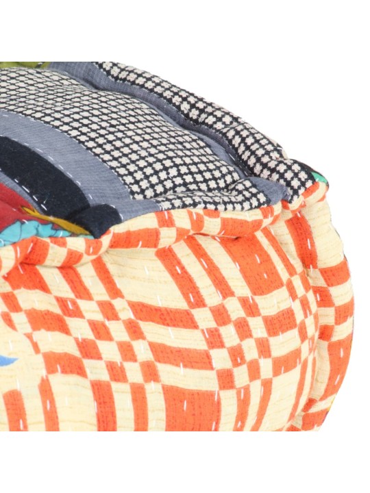 Modulární pouf patchwork textil
