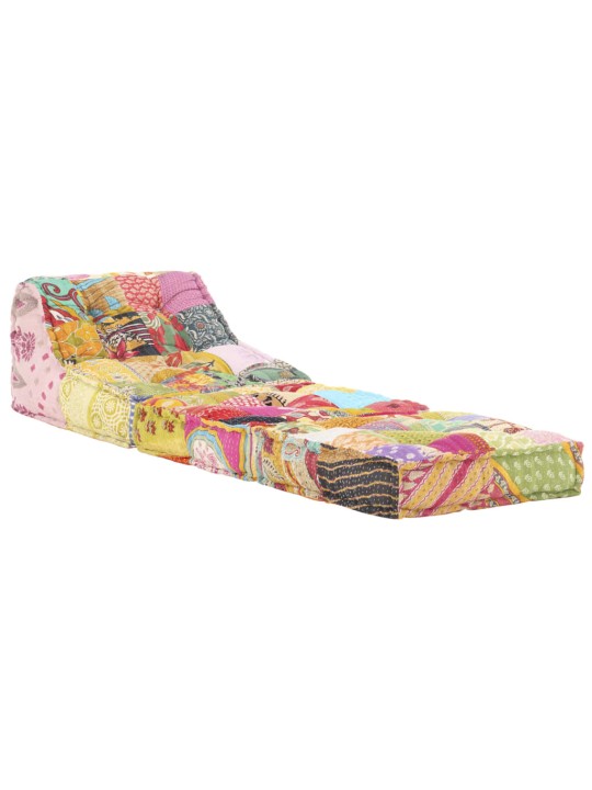 Modulární pouf patchwork textil