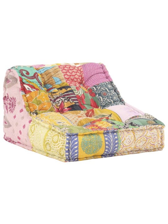 Modulární pouf patchwork textil
