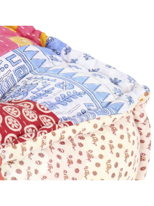 Modulární pouf patchwork textil