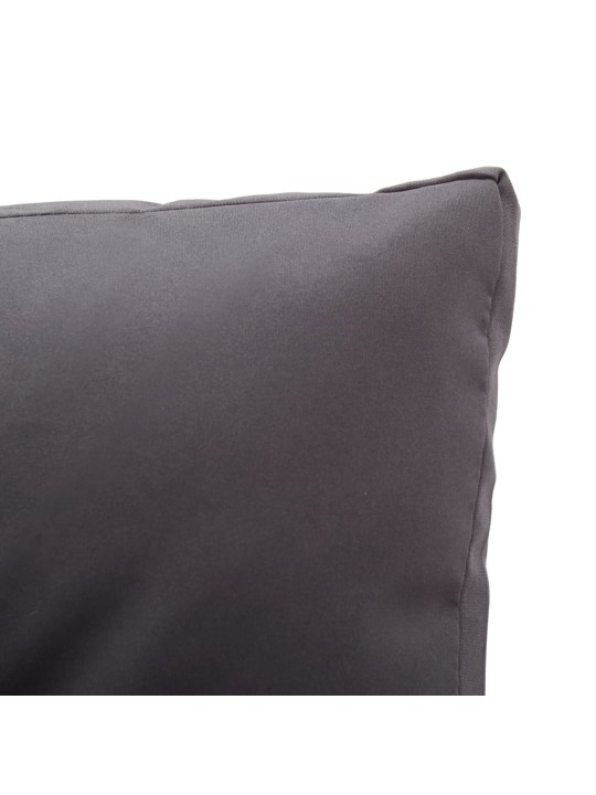 2místná zahradní pohovka s poduškami šedá 124 cm polyratan