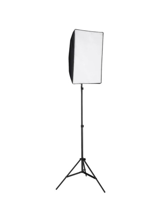 Foto studio set s fotopozadím a softboxem