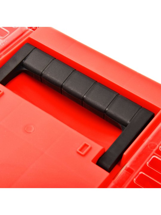 Box na nářadí plast 462 x 256 x 242 mm červený
