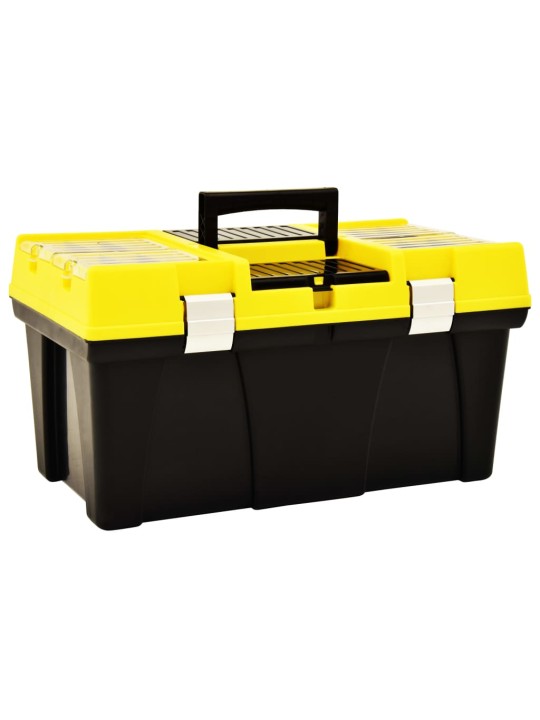 Box na nářadí plast 595 x 337 x 316 mm žlutý