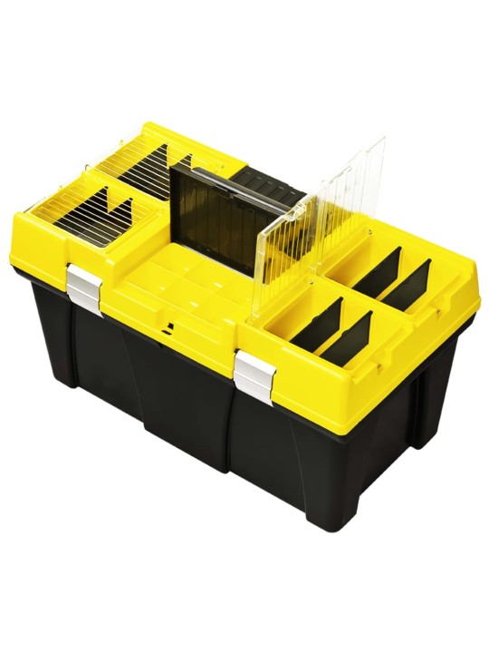 Box na nářadí plast 595 x 337 x 316 mm žlutý