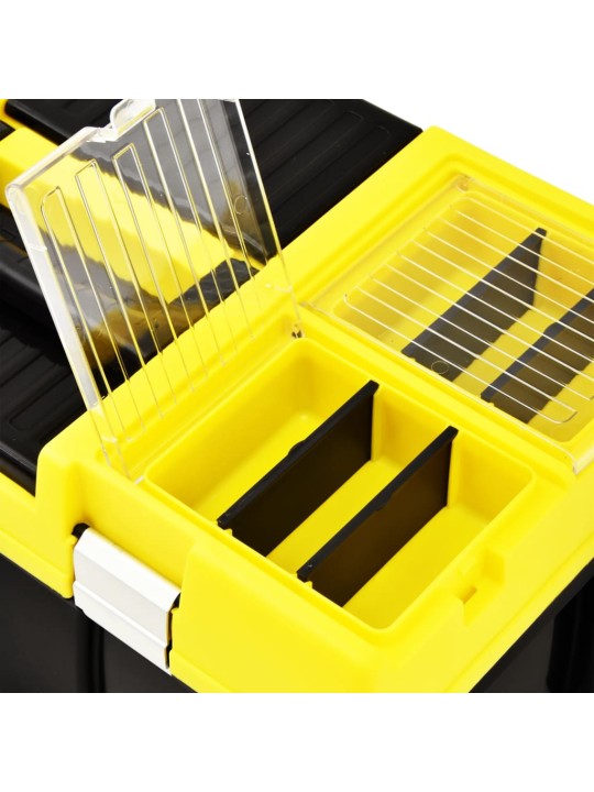 Box na nářadí plast 595 x 337 x 316 mm žlutý