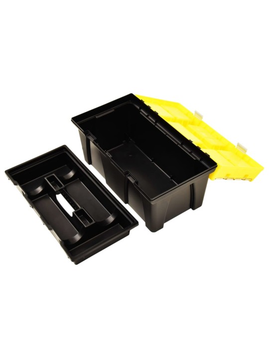 Box na nářadí plast 595 x 337 x 316 mm žlutý