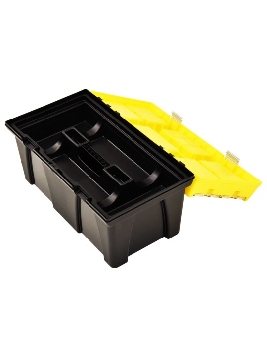 Box na nářadí plast 595 x 337 x 316 mm žlutý