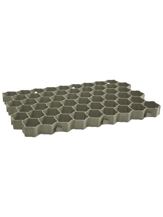 Zatravňovací dlaždice 16 ks zelené 60 x 40 x 3 cm plast
