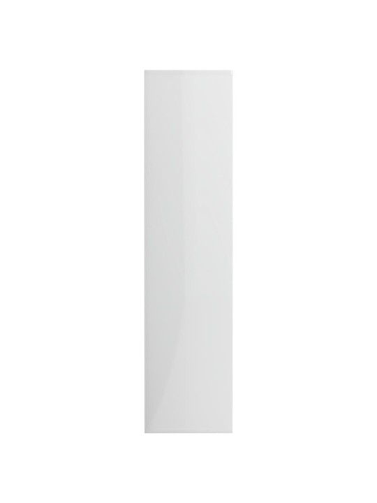 Knihovna bílá s vysokým leskem 50 x 25 x 106 cm dřevotříska