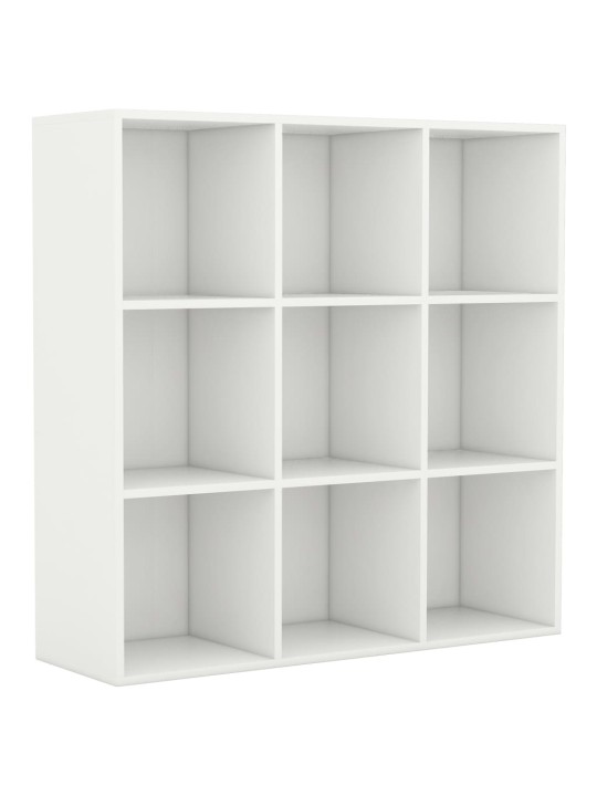 Knihovna bílá 98 x 29 x 97,5 cm kompozitní dřevo