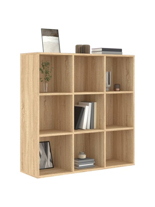 Knihovna dub sonoma 98 x 29 x 97,5 cm kompozitní dřevo