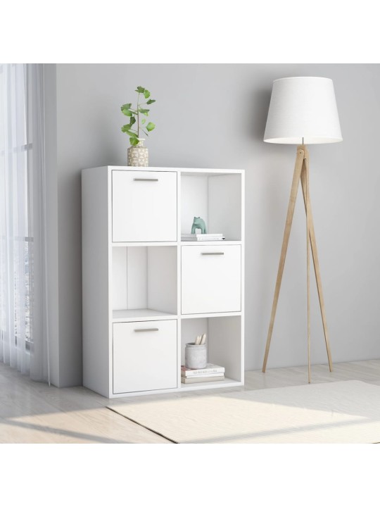 Úložná skříňka bílá 60 x 29,5 x 90 cm dřevotříska