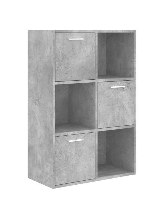 Úložná skříňka betonově šedá 60 x 29,5 x 90 cm dřevotříska