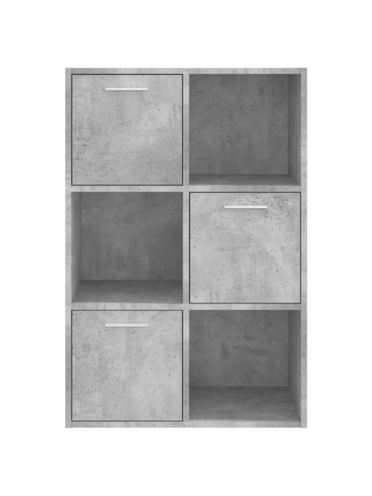 Úložná skříňka betonově šedá 60 x 29,5 x 90 cm dřevotříska