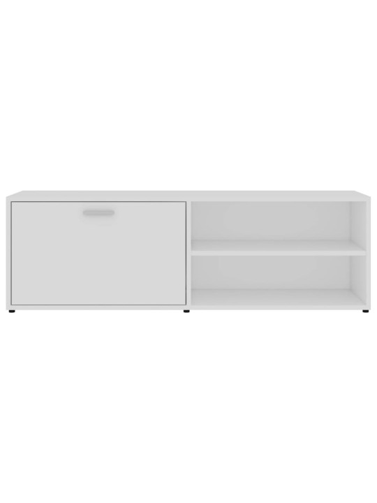 TV stolek bílý 120 x 34 x 37 cm kompozitní dřevo