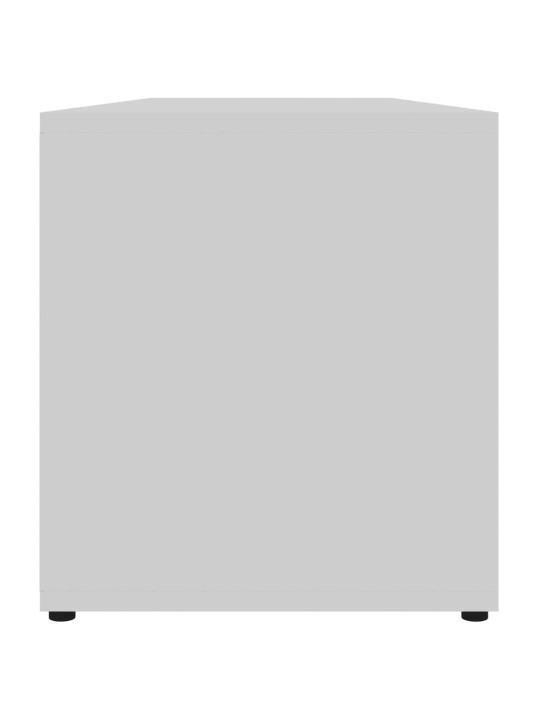 TV stolek bílý 120 x 34 x 37 cm kompozitní dřevo