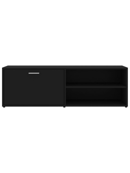 TV stolek černý 120 x 34 x 37 cm kompozitní dřevo