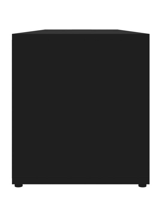 TV stolek černý 120 x 34 x 37 cm kompozitní dřevo