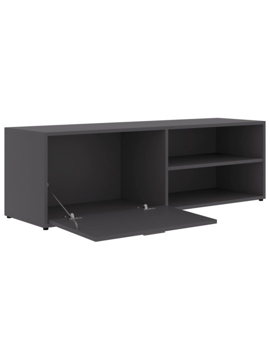 TV stolek šedý 120 x 34 x 37 cm kompozitní dřevo