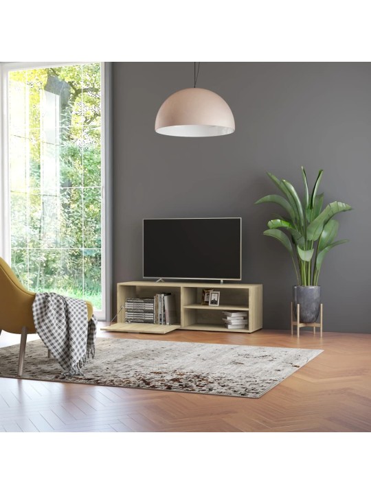 TV stolek dub sonoma 120 x 34 x 37 cm kompozitní dřevo