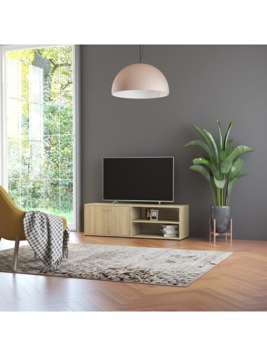 TV stolek dub sonoma 120 x 34 x 37 cm kompozitní dřevo