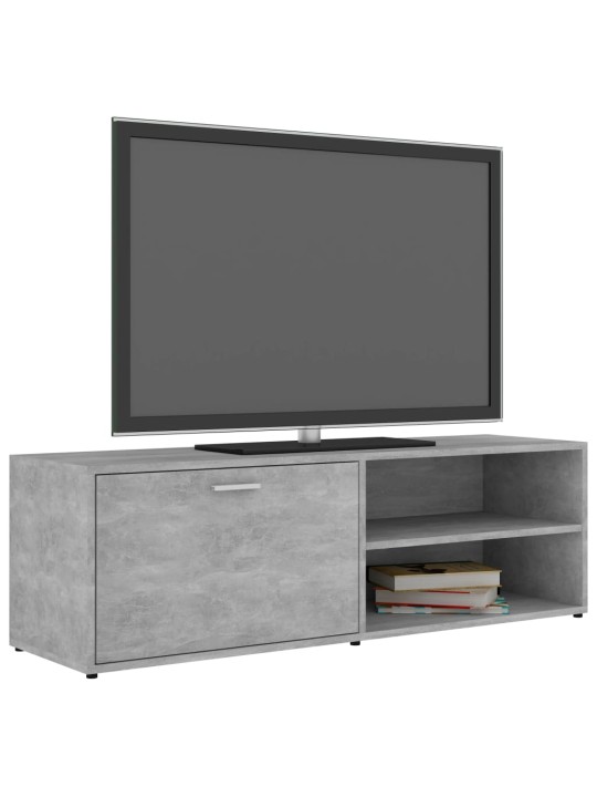 TV stolek betonově šedý 120 x 34 x 37 cm kompozitní dřevo