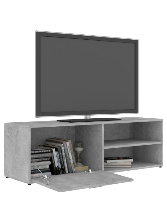 TV stolek betonově šedý 120 x 34 x 37 cm kompozitní dřevo