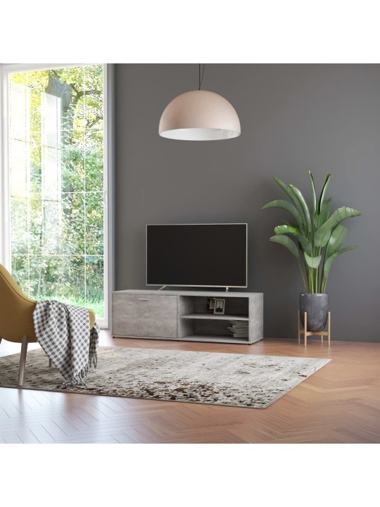 TV stolek betonově šedý 120 x 34 x 37 cm kompozitní dřevo
