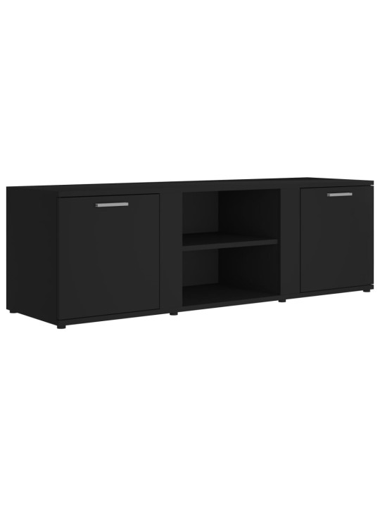 TV stolek černý 120 x 34 x 37 cm kompozitní dřevo