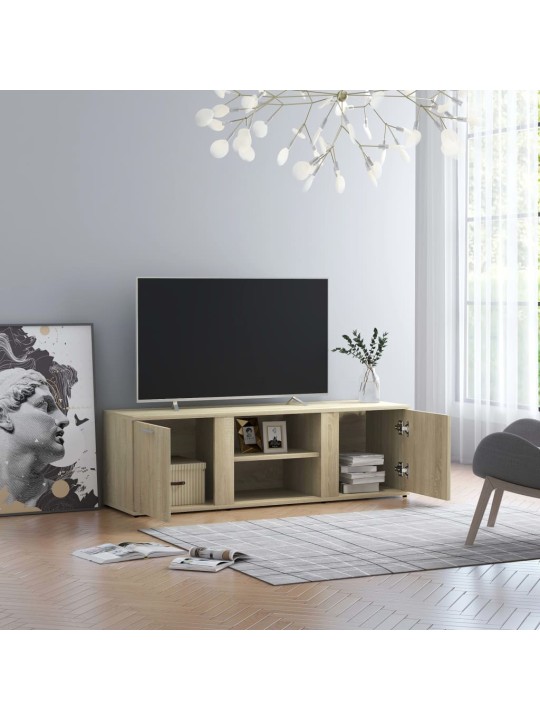 TV stolek dub sonoma 120 x 34 x 37 cm kompozitní dřevo