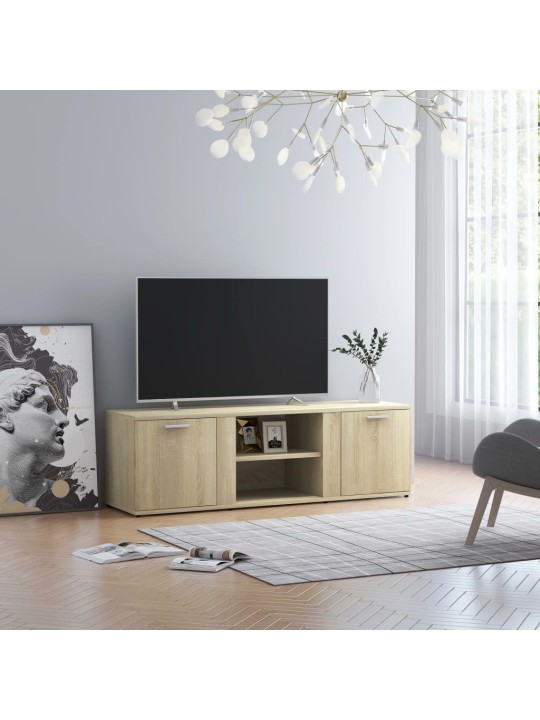 TV stolek dub sonoma 120 x 34 x 37 cm kompozitní dřevo