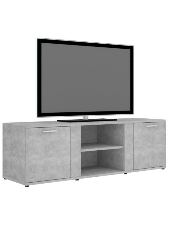 TV stolek betonově šedý 120 x 34 x 37 cm kompozitní dřevo