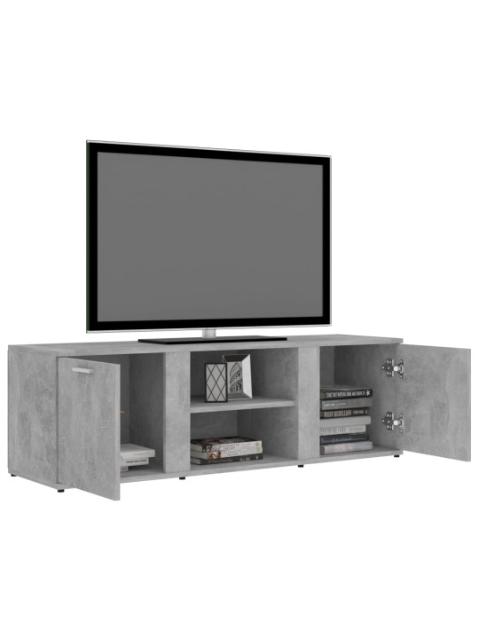 TV stolek betonově šedý 120 x 34 x 37 cm kompozitní dřevo