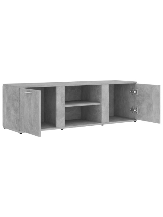 TV stolek betonově šedý 120 x 34 x 37 cm kompozitní dřevo