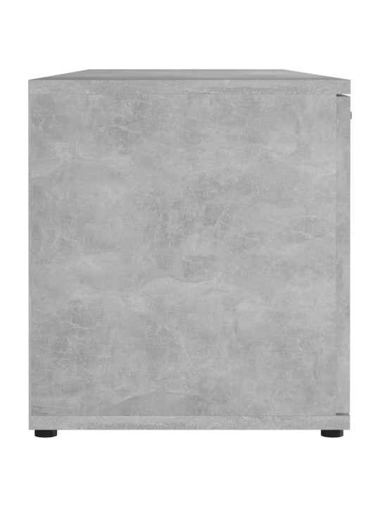 TV stolek betonově šedý 120 x 34 x 37 cm kompozitní dřevo
