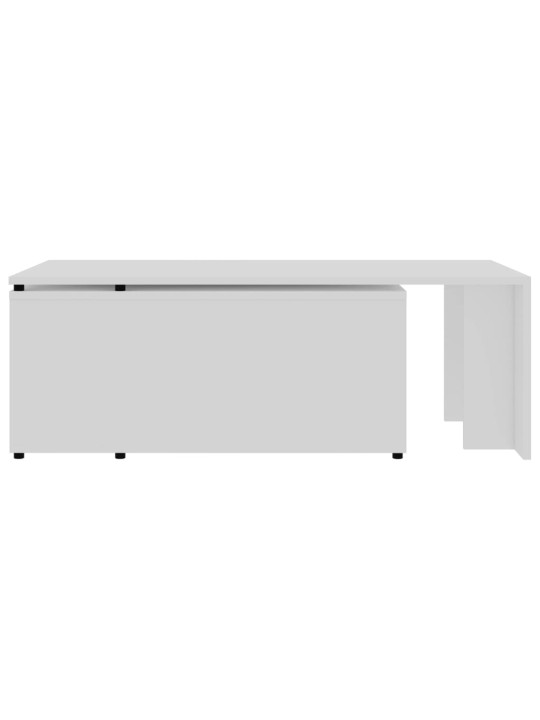 Konferenční stolek bílý 150 x 50 x 35 cm kompozitní dřevo
