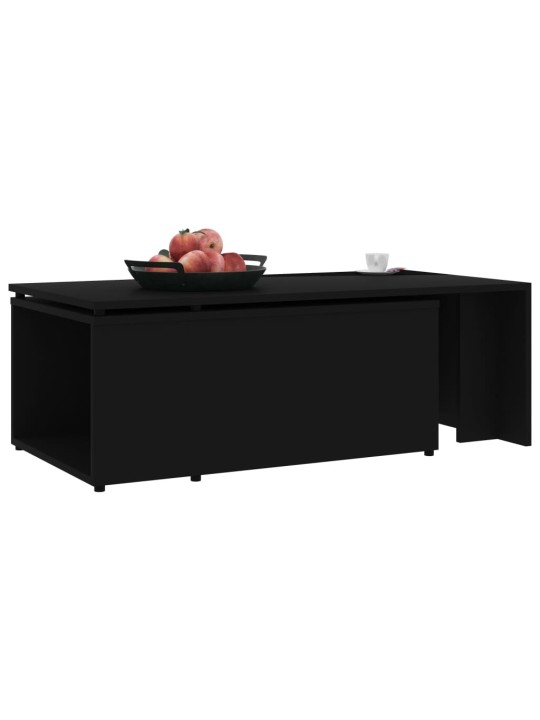 Konferenční stolek černý 150 x 50 x 35 cm kompozitní dřevo