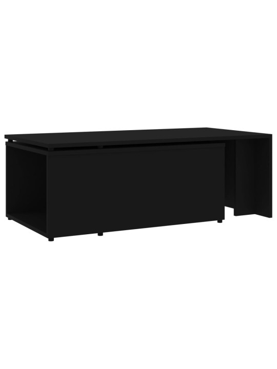 Konferenční stolek černý 150 x 50 x 35 cm kompozitní dřevo