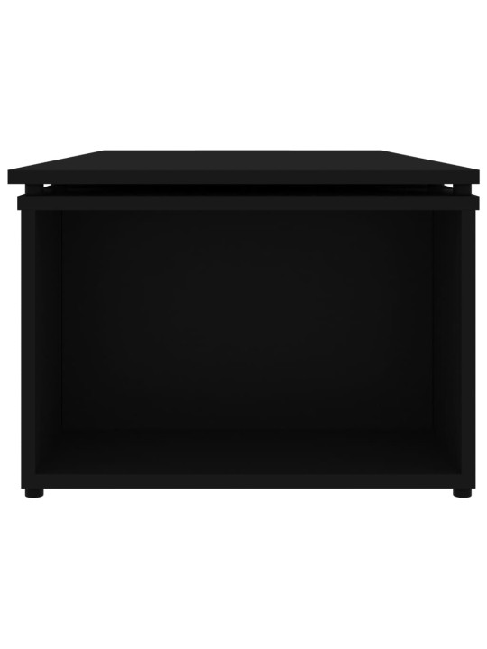Konferenční stolek černý 150 x 50 x 35 cm kompozitní dřevo