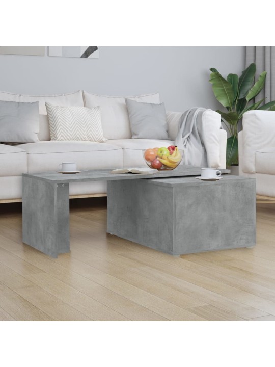 Konferenční stolek betonově šedý 150 x 50 x 35 cm dřevotříska
